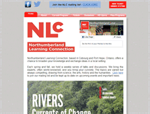 Tablet Screenshot of northumberlandlearningconnection.ca